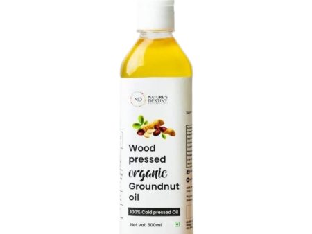 Nature s Destiny Wood pressed Organic Groundnut Oil For Discount