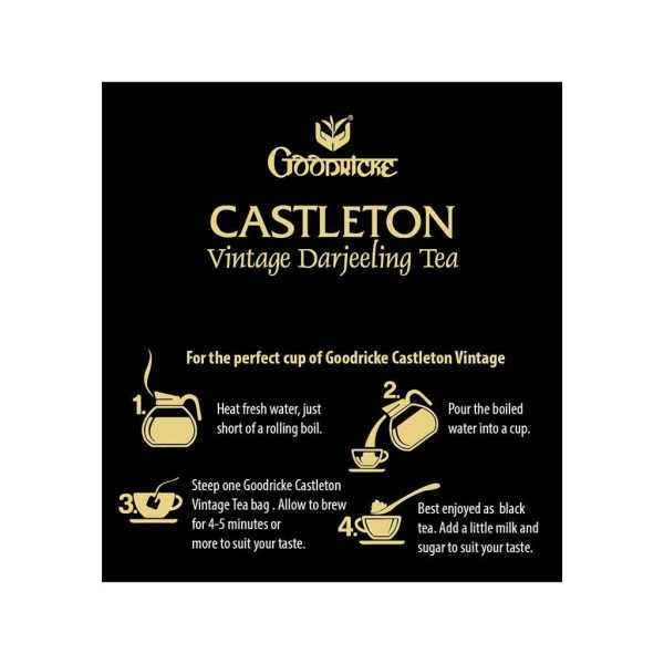 Goodricke Castleton Vintage Darjeeling Tea Bags on Sale