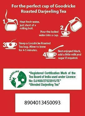 Goodricke Roasted Darjeeling Tea Bags Online