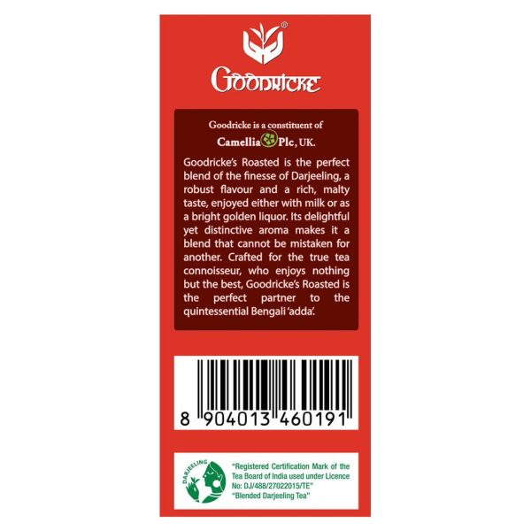 Goodricke Roasted Darjeeling Tea Supply