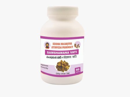 Siddha Nagarjuna Ayurveda Samshamana Vati (Giloy Ghan Vati) Tablets For Cheap