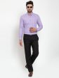 Jainish Purple Men s Cotton Solid Button Down Formal Shirts ( SF 713Light-Purple ) Online Sale