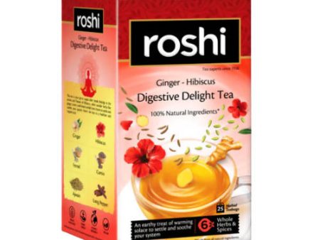 Roshi Ginger - Hibiscus Digestive Delight Tea Sale