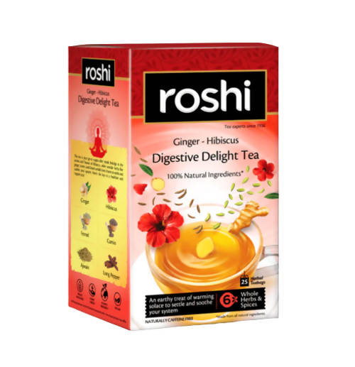 Roshi Ginger - Hibiscus Digestive Delight Tea Sale