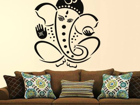 Decals Design Pious Lord Ganesha Wall Sticker Online now