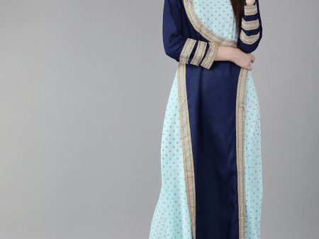 Ahalyaa Printed Half Circle kurta Online Hot Sale