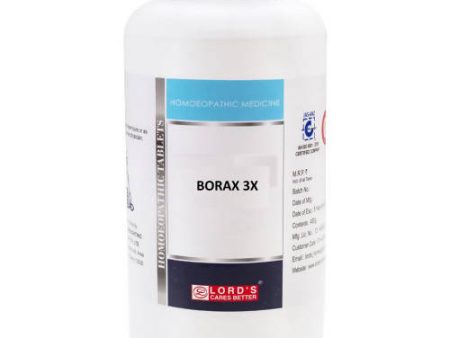 Lord s Homeopathy Borax Tablets on Sale