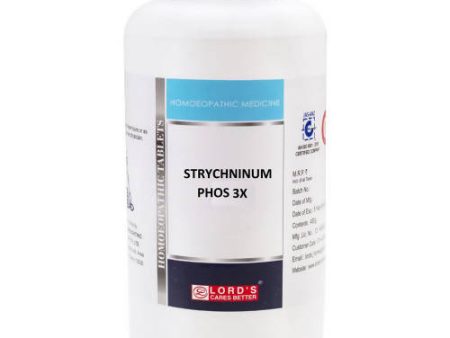 Lord s Homeopathy Strychninum Phos Tablets Fashion