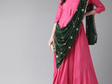 Ahalyaa Dark Pink Women s Gown For Sale