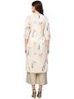 Ahalyaa Beige Printed Straight Kurta For Women Sale