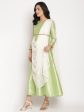 Ahalyaa Gorgeous Green Art Silk Kurta Online