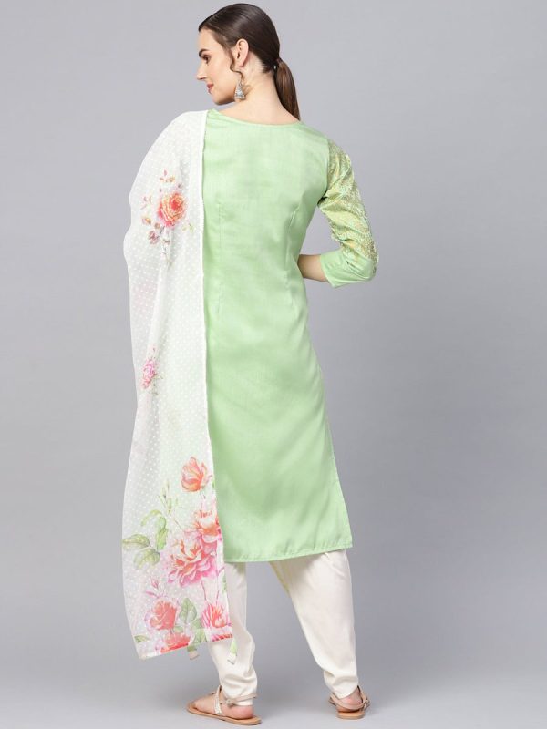 Ahalyaa Printed Straight Kurta Set Online Hot Sale