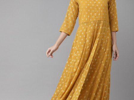 Ahalyaa Mustard Kurta with Beautiful Palazzo Set Online