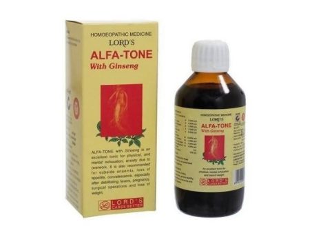 Lord s Homeopathy Alfa-Tone With Ginseng Online now